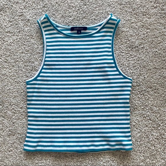 Ambiance Tops - 💙Tank Crop Top Size Small